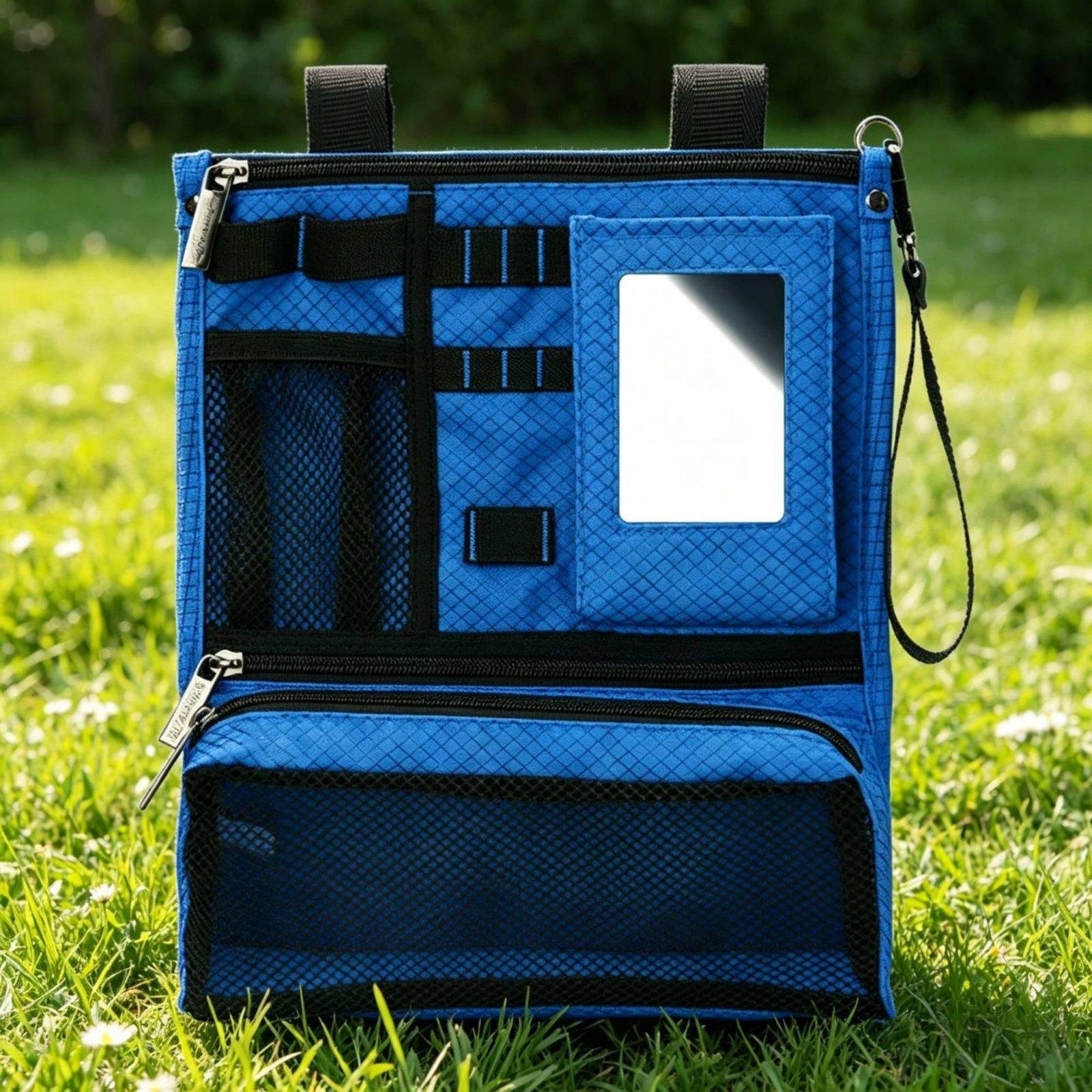 Golf Bag Stand Cart - Organizer Pieghevole per Attrezzi da Golf,