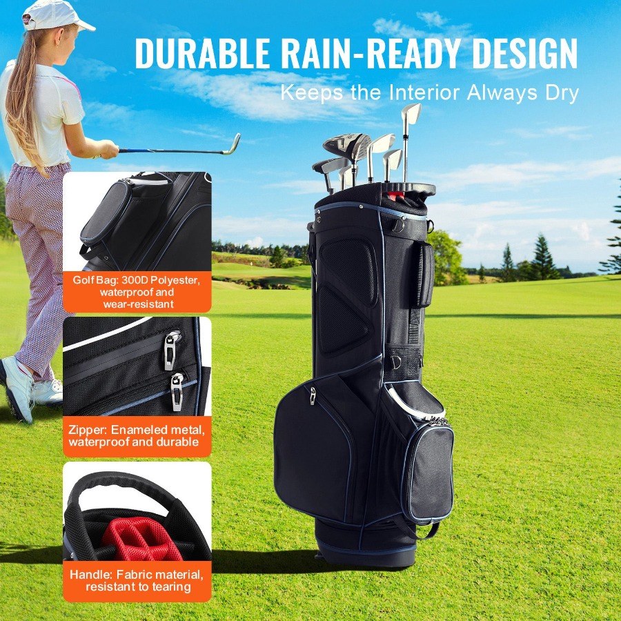 Borsa da golf con divisorio su - Golf Bag Stand Cart recensione e prezzo