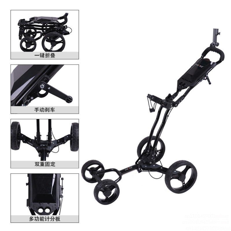 Carrello da golf pieghevole a  - Golf Bag Stand Cart recensione e prezzo