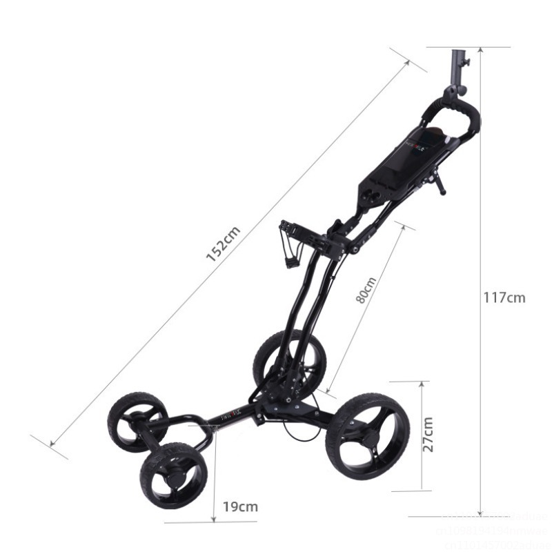 Carrello da golf pieghevole a  - Golf Bag Stand Cart recensione e prezzo