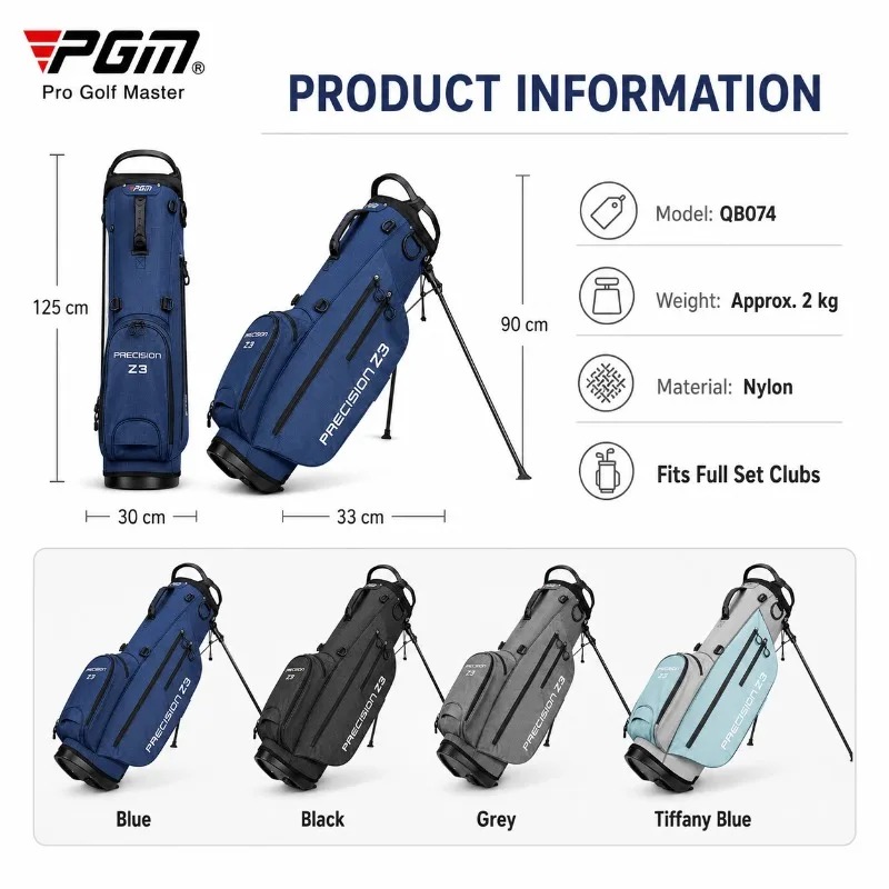 Borsa da Golf PGM Leggera con  - Golf Bag Stand Cart recensione e prezzo